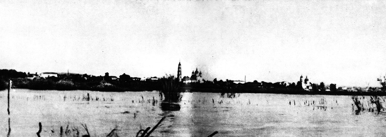 Панорама города Елабуги. Старинная фотография