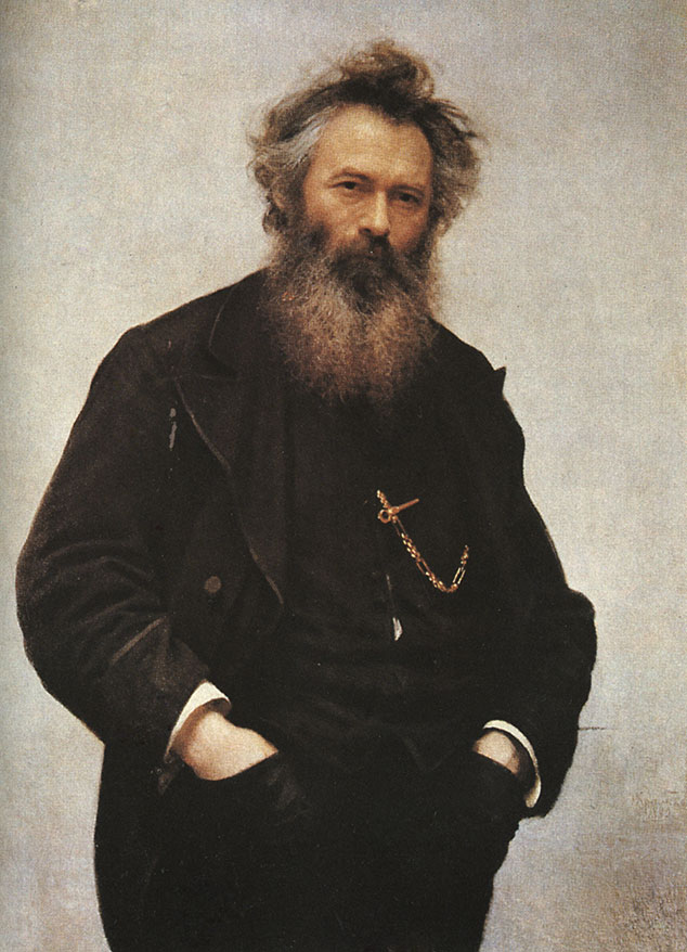 И. И. Шишкин. Портрет работы И. Н. Крамского. 1880
