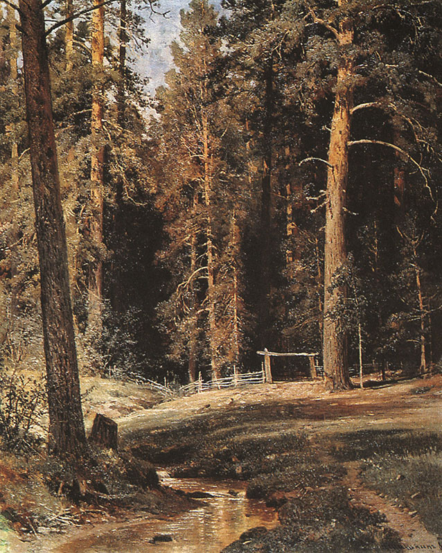 На опушке леса. 1884