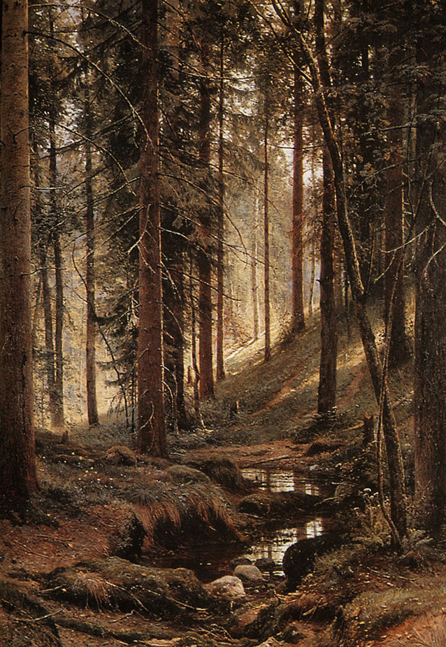 Ручей в лесу. 1880