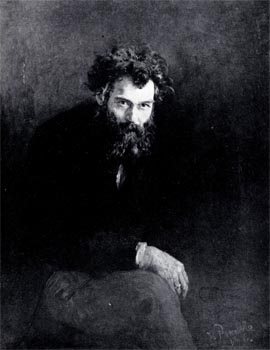И. Е. Репин. Портрет И. И. Шишкина. Масло. 1876. ГРМ