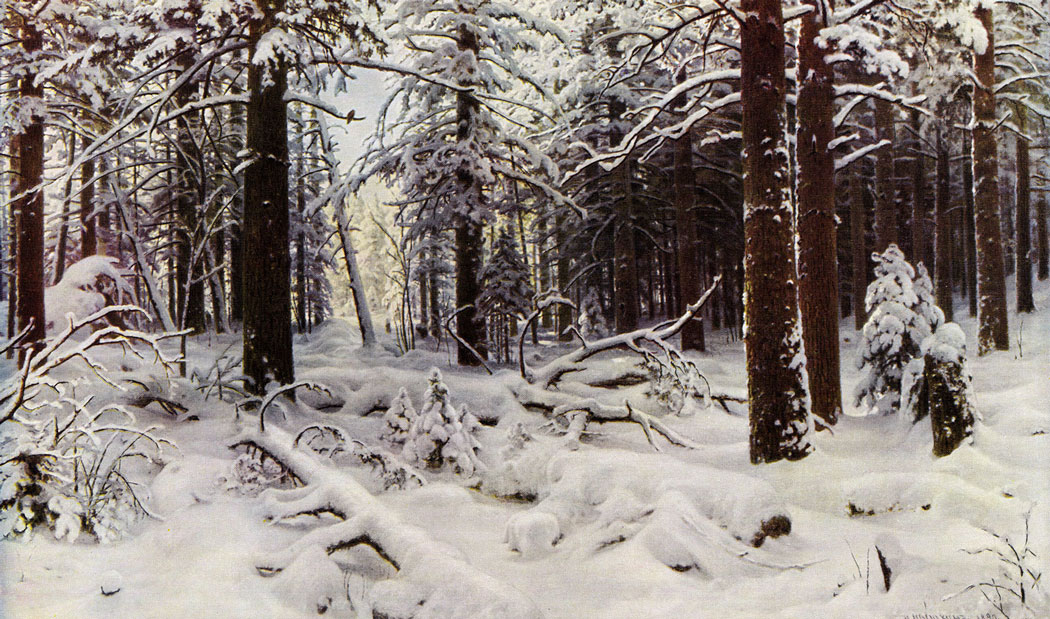 Рис. 30. Зима. 1890. Государственный Русский музей. Ленинград