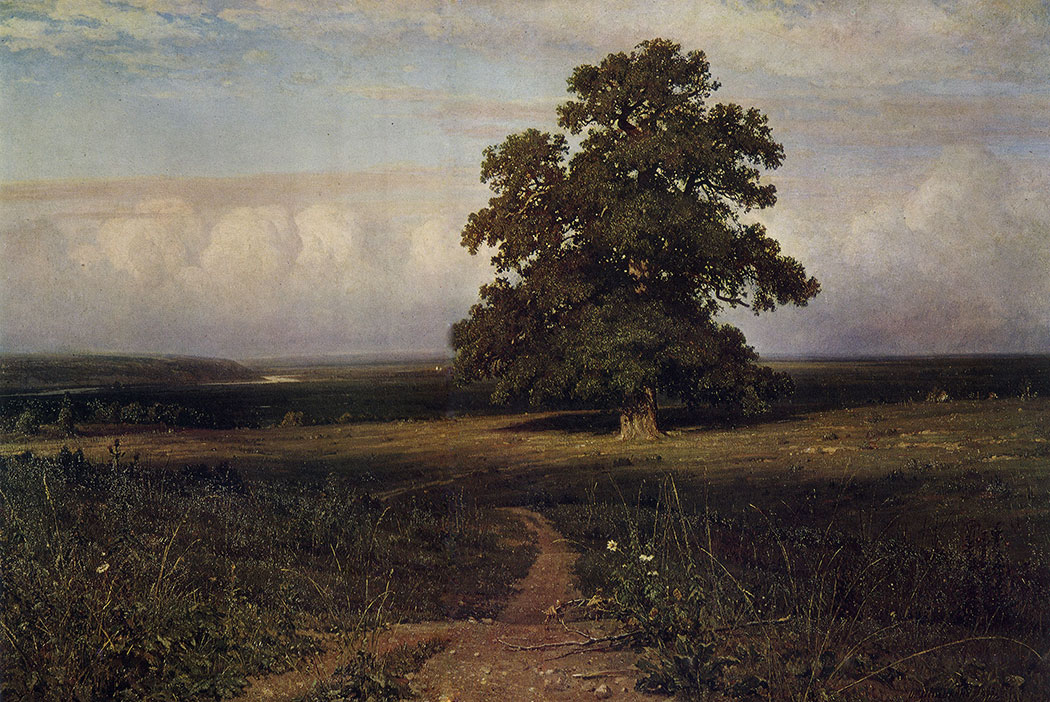 95. Amidst the spreading vale. 1883. Oil on canvas. 136.5X203.5 cm. Museum of Russian Art, Kiev