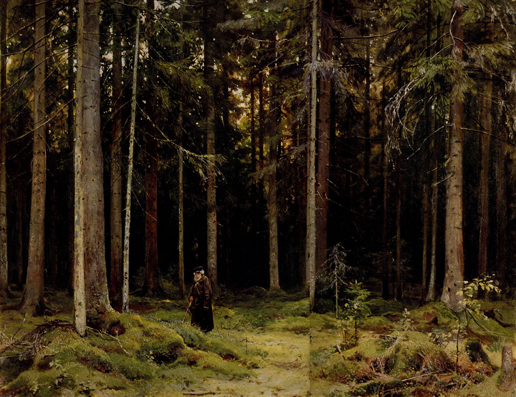 179. Countess Mordvinova's forest. Peterhof. 1891. Oil on canvas. 81X108 cm. The Tretyakov Gallery, Moscow