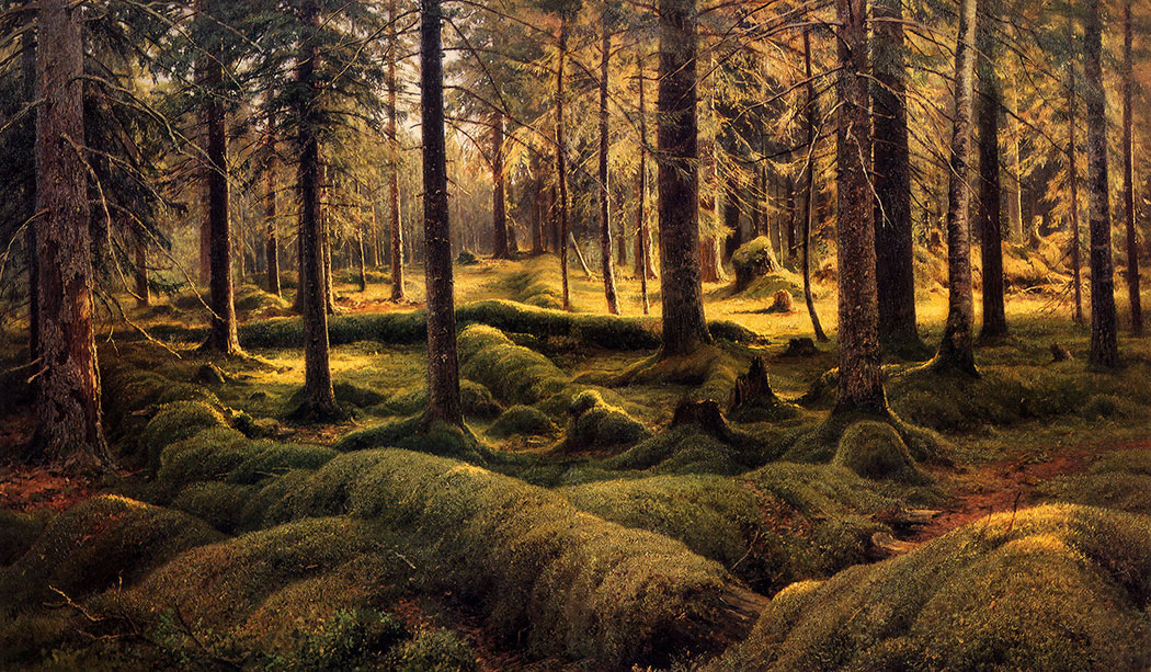 191. Dead forest. 1893. Oil on canvas. 105.7X178.6 cm. Art Museum of Byelorussia, Minsk