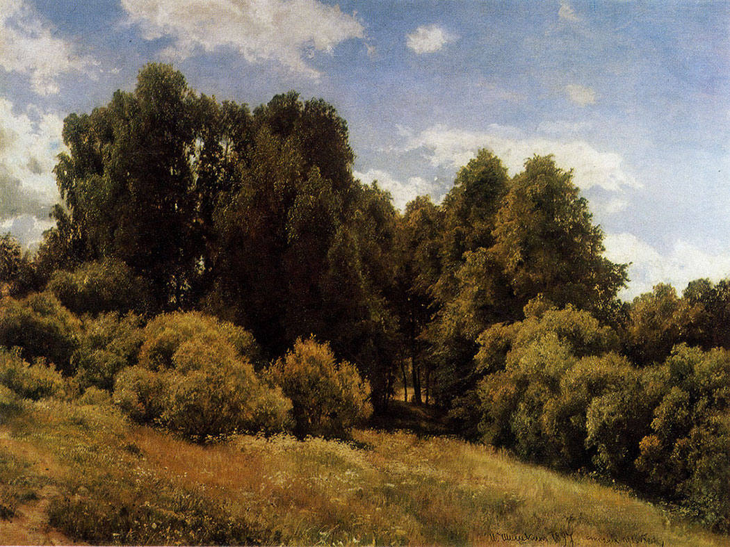 194. The glade. 1897. Oil on canvas. 82X110 cm. Museum of Fine Arts of the Tatar ASSR, Kazan